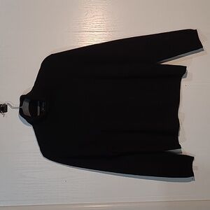 Lauren Ralph Lauren Black Cashmere Turtleneck Sweater Size Large